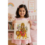 DIY Colouring Goddess Durga Tote Bag