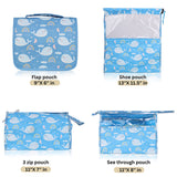 Multi Use Pouch Set - 4 Piece Set - Whale