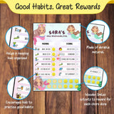 Daily Reward Chart Personalised - Mermaid Cove