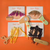 Comb & Shine - Wooden Kids Hair Salon Playset