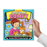 Colour Me Comfy – Grace Girls| Cute and Elegant Girls Colouring Book for Kids, Teens, and Adults | Simple Bold Outlines, Relaxing and Creative Designs