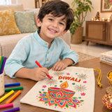 DIY Colouring Diwali Potli Bag