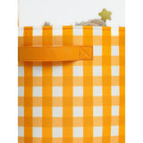 Rabbit Round basket-yellow