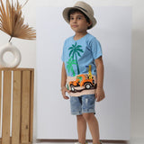 Blue Safari vacation T-shirt