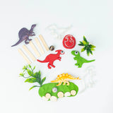 Dinosaur Mini Clay Kit - Jurassic Themed Dino Animal DIY Activity Box