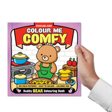 Colour Me Comfy – Buddy Bear- Bear-Themed Colouring Book for Kids, Teens, and Adults | Simple Bold Outlines, Relaxing and Cozy Designs