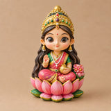 DIY Colouring 3D Eco Resin Goddess Lakshmi activity Kit