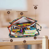 3-Zip Toiletries Organizer - Animal
