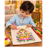 DIY Colouring Lord Ganesha Potli Bag