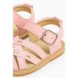 Pink rose sandal pre walker