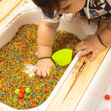 Rainbow Rice Jar - Sensory Bin Filler