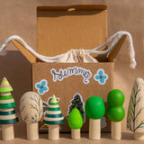 Wooden Tropical Trees