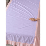 4 pcs Beautiful Mermaid Princess Theme Luxe Embroidered & 3D hanging collection of Single bed comforter, 1 flat bedsheet, 2 pillow covers entire Bedding Set for Single Size Bed.