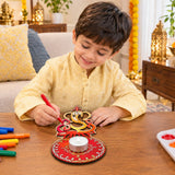 Make your own Wooden Lord Ganesha Tea Light Holder