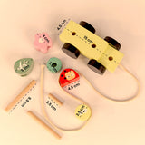 Wooden Pull Along Forest Toy Set