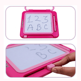 Scoo Fun (Pink) 2-in-1 Board Magical Slate and Magnetic Board Writing & Magnetic Play