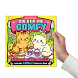 Colour Me Comfy: Artsy Animals - Easy and Relaxing Animal Colouring Book for All Ages with Bold, Cute and Creative Designs