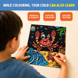 PepPlay Velvet Coloring Cards (Ocean)