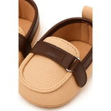 Beige & Brown Peter Pan Loafer