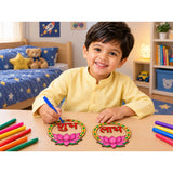 Make your own wooden Festive Shubh Labh (Kamal)