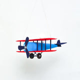 Blue vintage Aeroplane Lamp