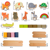 Wooden Zoo Tower