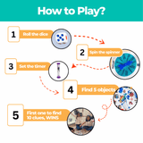 Berrybee I Spy Mat–Detective & Educational Game for Kids 6-10