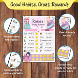 Daily Reward Chart Personalised - Princess Palace
