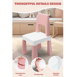 OPlus Learning Chair for Kids - Pastel Pink and White