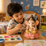 DIY Colouring 3D Concrete Bal Ganesha Activity Kit