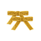 Gold Glitter bows