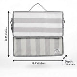 Timeless Stripes Personalized Kids Art & Stationery Folder Bag - Candy Stripe