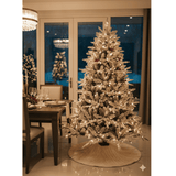 Swen 6 feet Niva Christmas Tree with Red Cherries, Pine Cones and Frosting