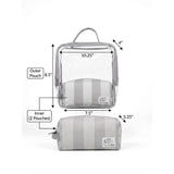 Timeless Stripes Personalized Multi-Purpose Kids Pouch - Candy Stripe
