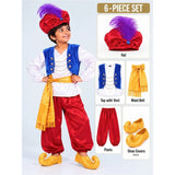 Alladin Red & White, Kids Halloween Costume Fancy Dress Up