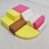 Oplus 6-piece Fun and Versatile Soft Play Set for Kids - Pink and Yellow Color