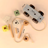Wooden Pull Along Ship Toy Set