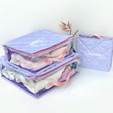 Complete travel set- 7 piece set - Lavendar