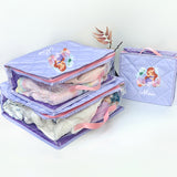 Travel cubes- 3 piece set - Mermaid