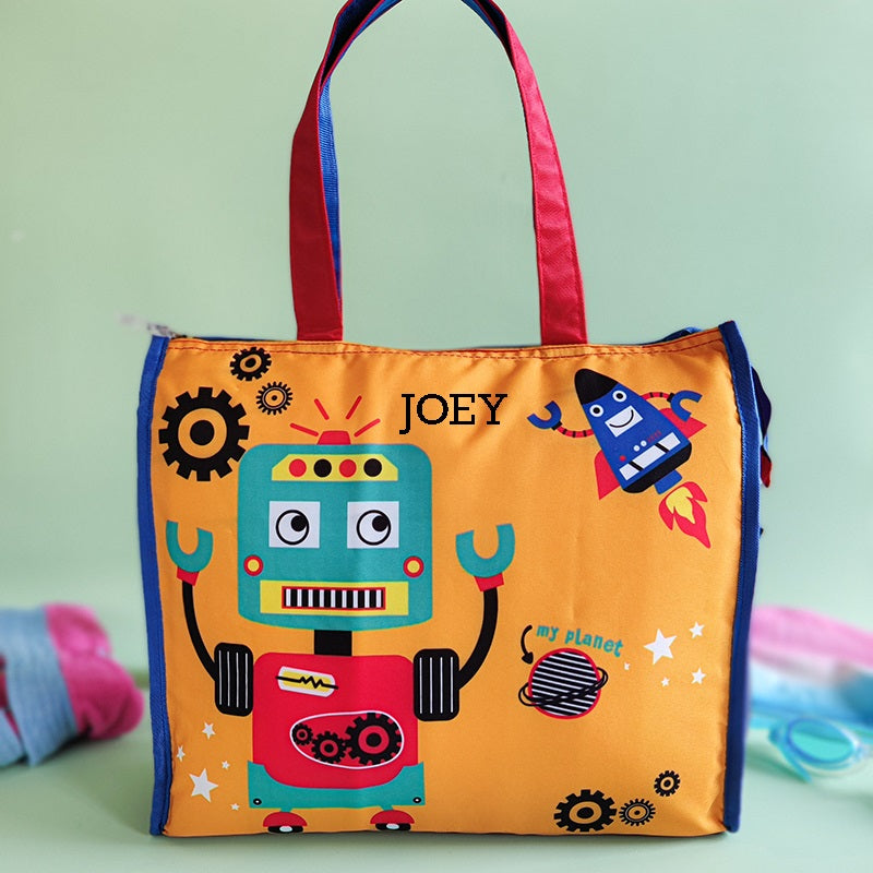 How to Make Personalized Tote Bags for Kids - YouTube