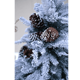Swen 4 feet Eaton Christmas Tree with Frosting and Pine Cones