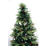 Swen 8 feet Raz Christmas Tree with Cherries and Dual Color Leaves
