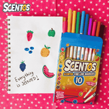 Scentos Scented Fine Line Markers Pack of 10