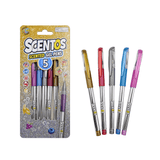 Scentos Scented Metallic Gel Pens Pack of 5