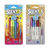 Scentos Scented Metallic Gel Pens Pack of 5
