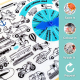 I Spy & I Colour Transport- Fabric Coloring Mat