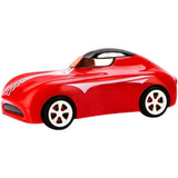 Children's Straw Sports Car Sipper Water Bottle - Red