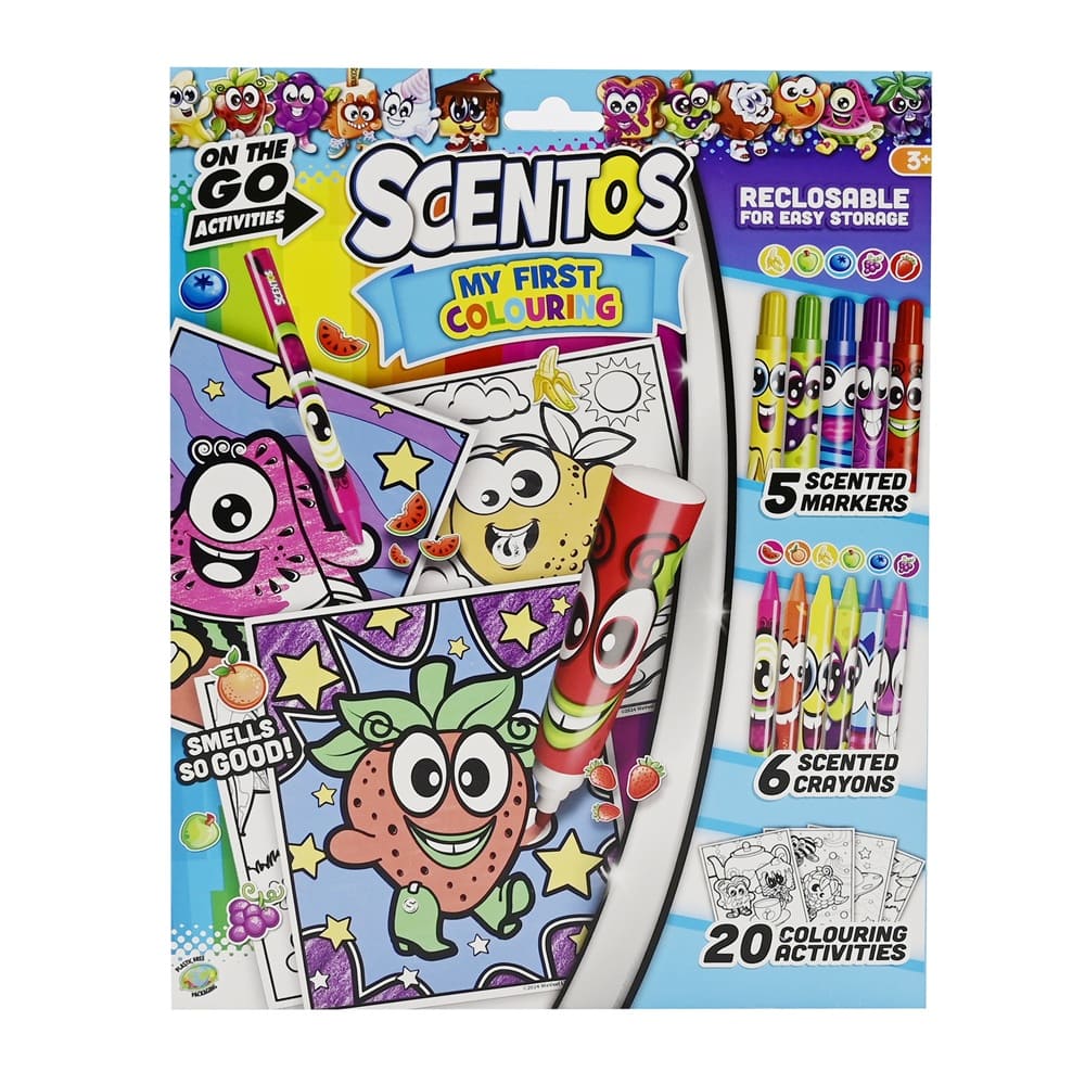 Scentos On The Go My First Colouring