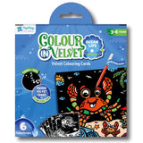 PepPlay Velvet Coloring Cards (Ocean)