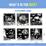 PepPlay Velvet Coloring Cards (Ocean)